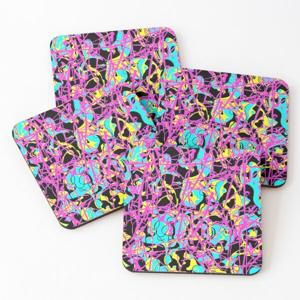 Item preview, Neon Abstract Splatter designed and sold by JWKs Nerd Vault.