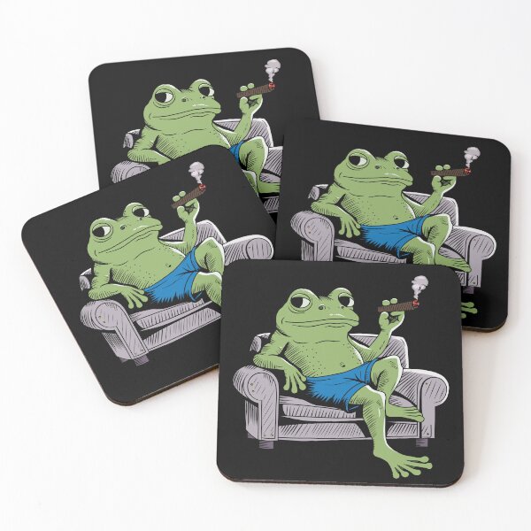 Item preview, Boss Frog Smoking  designed and sold by Super-Chips.
