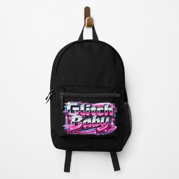 Item preview, Glitch Baby – Y2K Neon Glitch Typography Design designed and sold by R3XFORGE.