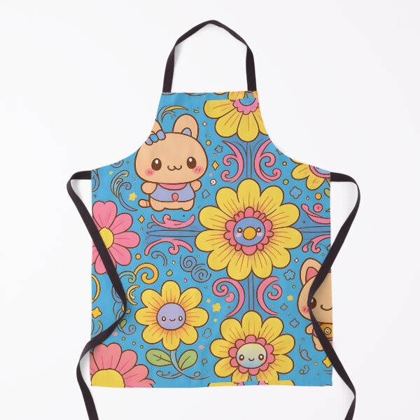Item preview, Flower Power Colourful Flower Pattern Kawaii designed and sold by druidwolfart.