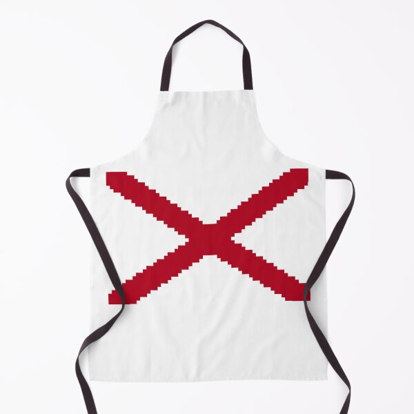 Item preview, Pixelated Alabama Flag designed and sold by Potato Quality Prints.
