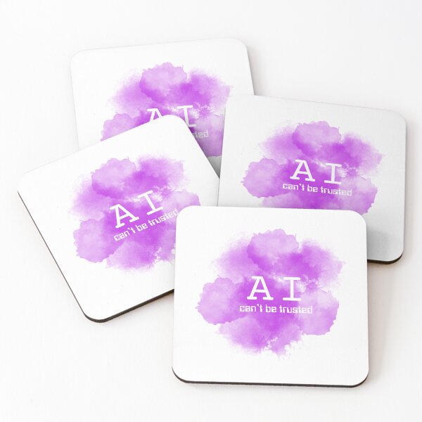 Item preview, AI can't be trusted (purple mist) designed and sold by ProjectLui.