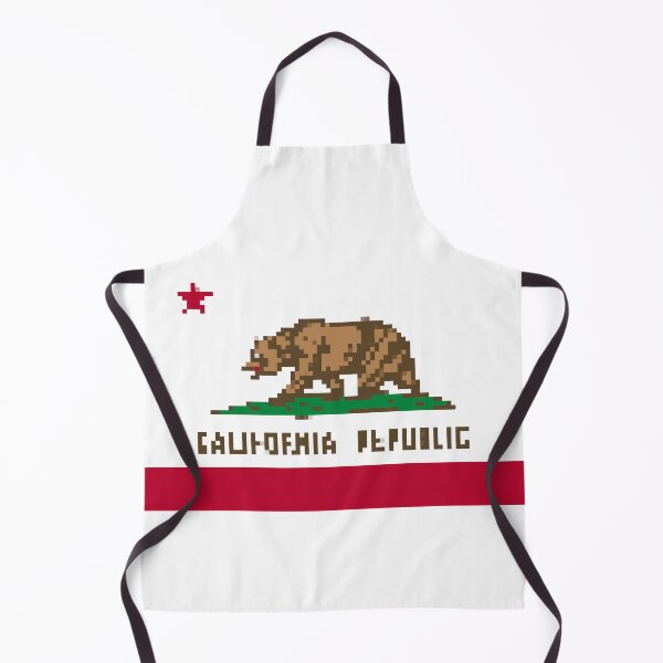 Item preview, Pixelated California Flag designed and sold by Potato Quality Prints.