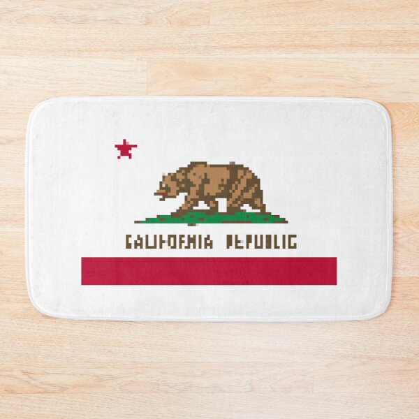 Item preview, Pixelated California Flag designed and sold by Potato Quality Prints.