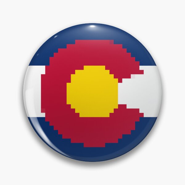 Item preview, Pixelated Colorado Flag designed and sold by Potato Quality Prints.