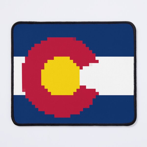 Item preview, Pixelated Colorado Flag designed and sold by Potato Quality Prints.