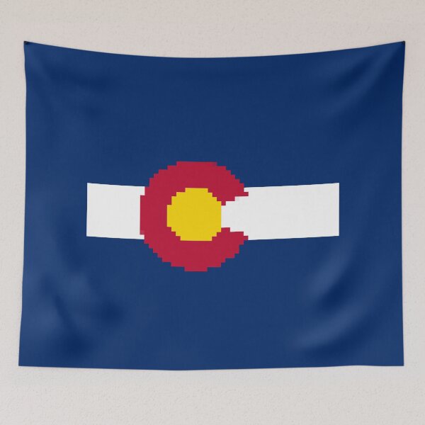 Item preview, Pixelated Colorado Flag designed and sold by Potato Quality Prints.