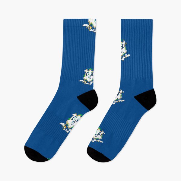 Item preview, Pixelated Connecticut Flag designed and sold by Potato Quality Prints.