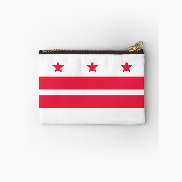 Item preview, Pixelated Washington, D.C. Flag designed and sold by Potato Quality Prints.