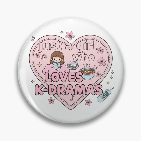 Item preview, Phrase just a girl who loves k-dramas designed and sold by GigiEssense.