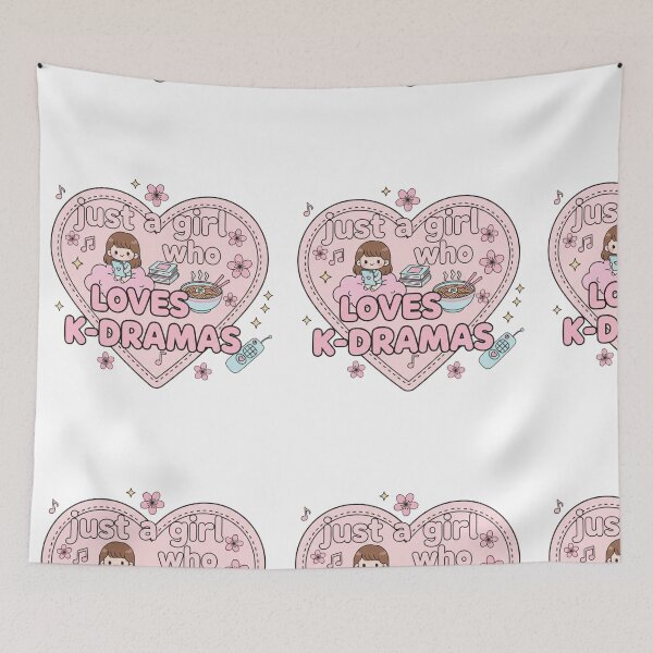 Item preview, Phrase just a girl who loves k-dramas designed and sold by GigiEssense.