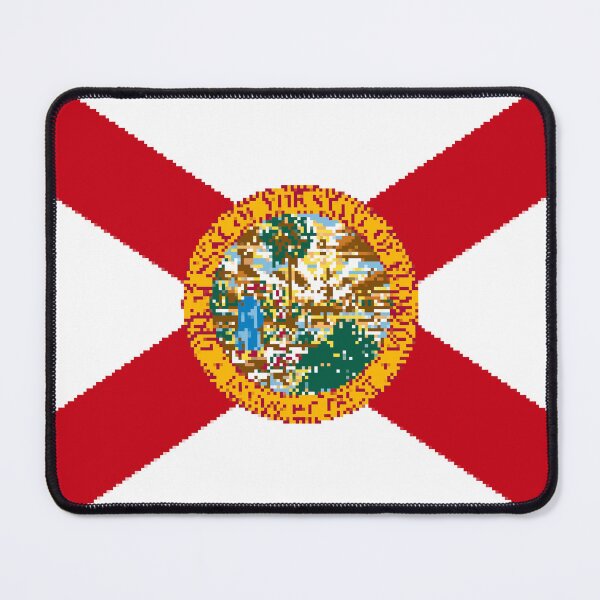 Item preview, Pixelated Florida Flag designed and sold by Potato Quality Prints.