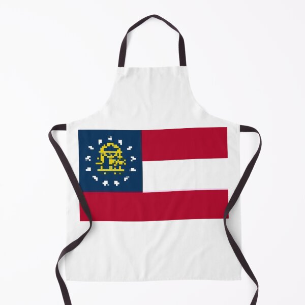 Item preview, Pixelated Georgia Flag designed and sold by Potato Quality Prints.
