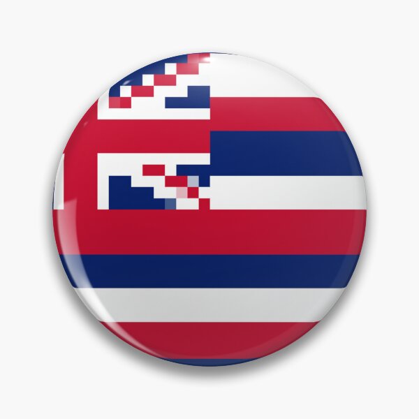 Item preview, Pixelated Hawaii Flag designed and sold by Potato Quality Prints.