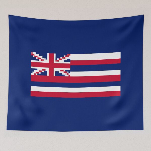 Item preview, Pixelated Hawaii Flag designed and sold by Potato Quality Prints.