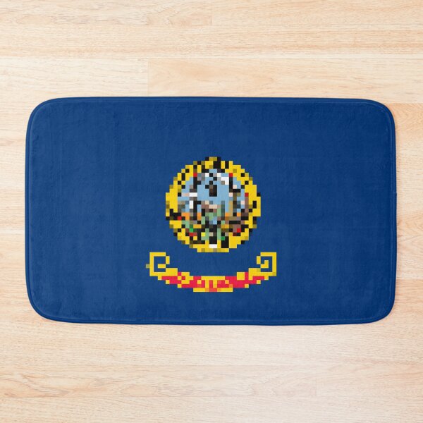 Item preview, Pixelated Idaho Flag designed and sold by Potato Quality Prints.
