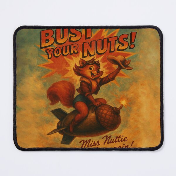 Item preview, Miss Nuttie Rides Again! designed and sold by SecretSquirrellDesigns.