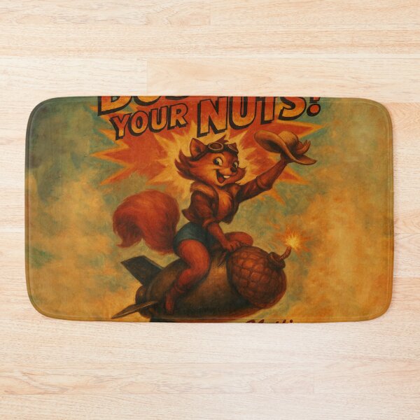 Item preview, Miss Nuttie Rides Again! designed and sold by SecretSquirrellDesigns.