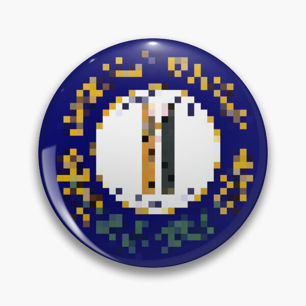 Item preview, Pixelated Kentucky Flag designed and sold by Potato Quality Prints.