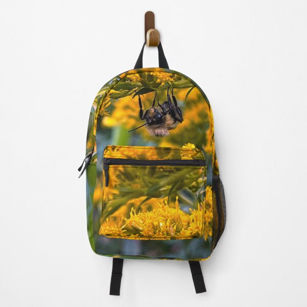 Item preview, Bee on Goldenrod – Pollinator Macro Photography designed and sold by aadventures.