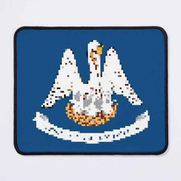 Item preview, Pixelated Louisiana Flag designed and sold by Potato Quality Prints.