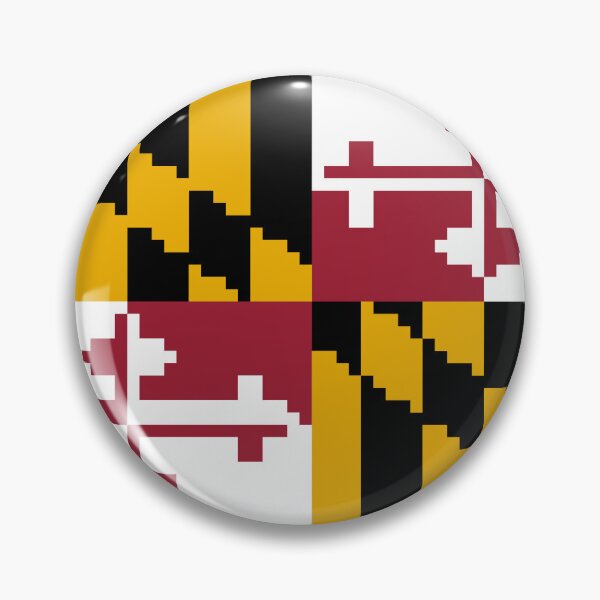 Item preview, Pixelated Maryland Flag designed and sold by Potato Quality Prints.