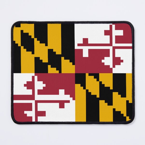 Item preview, Pixelated Maryland Flag designed and sold by Potato Quality Prints.