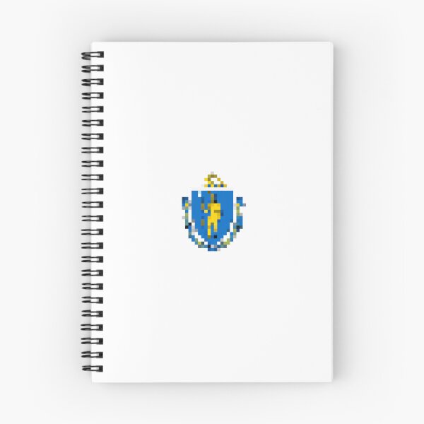 Item preview, Pixelated Massachusetts Flag designed and sold by Potato Quality Prints.