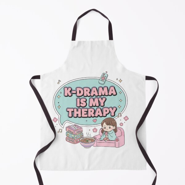 Item preview, The phrase "K-drama is my therapy" is used in this context. designed and sold by GigiEssense.