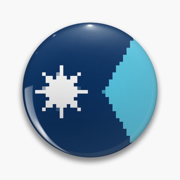 Item preview, Pixelated Minnesota Flag designed and sold by Potato Quality Prints.