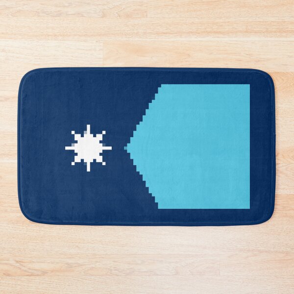 Item preview, Pixelated Minnesota Flag designed and sold by Potato Quality Prints.