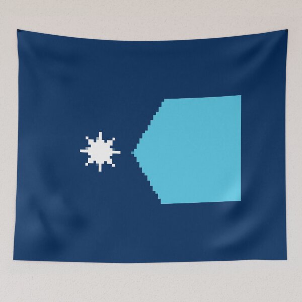 Item preview, Pixelated Minnesota Flag designed and sold by Potato Quality Prints.