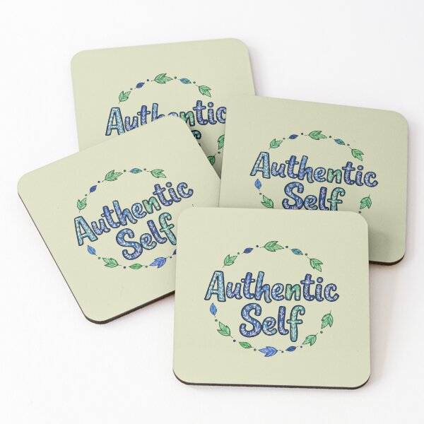 Item preview, Authentic Self - Boho Floral Textured Typography designed and sold by Dakson Design - Fantasy Art.