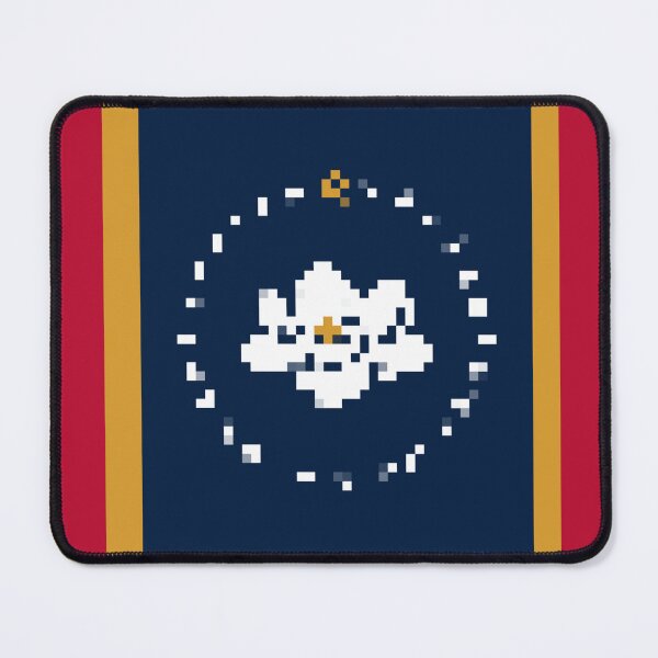 Item preview, Pixelated Mississippi Flag designed and sold by Potato Quality Prints.