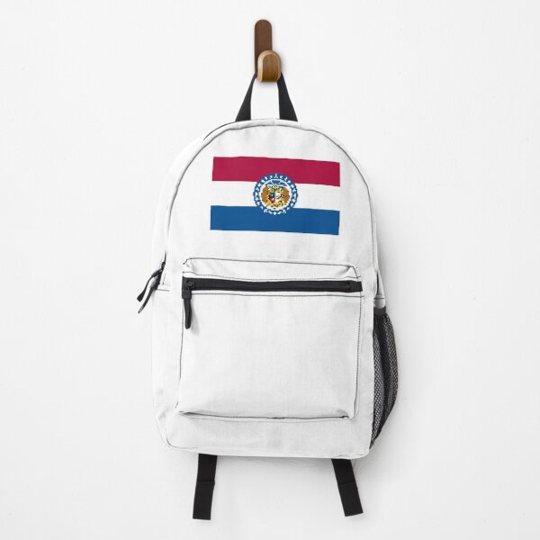 Item preview, Pixelated Missouri Flag designed and sold by Potato Quality Prints.