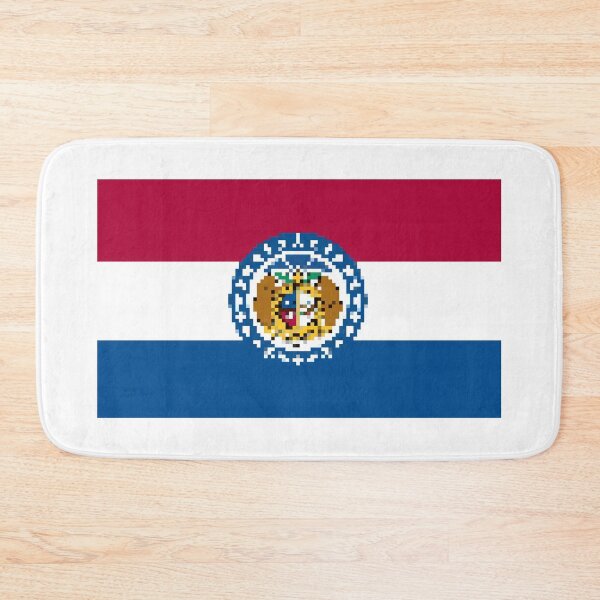 Item preview, Pixelated Missouri Flag designed and sold by Potato Quality Prints.