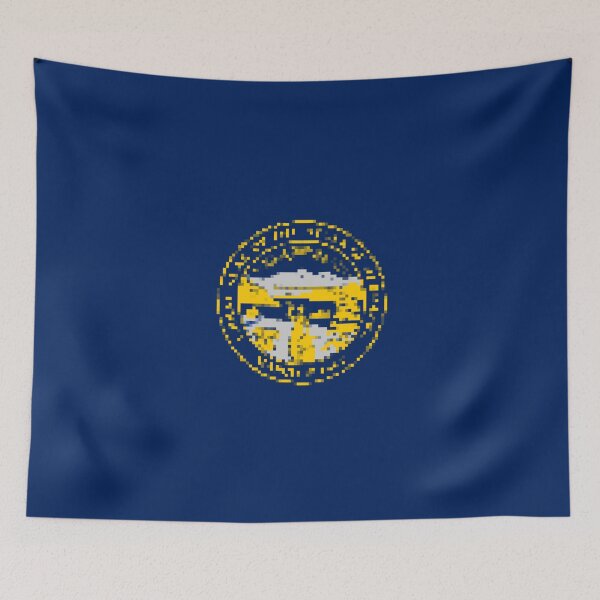 Item preview, Pixelated Nebraska Flag designed and sold by Potato Quality Prints.