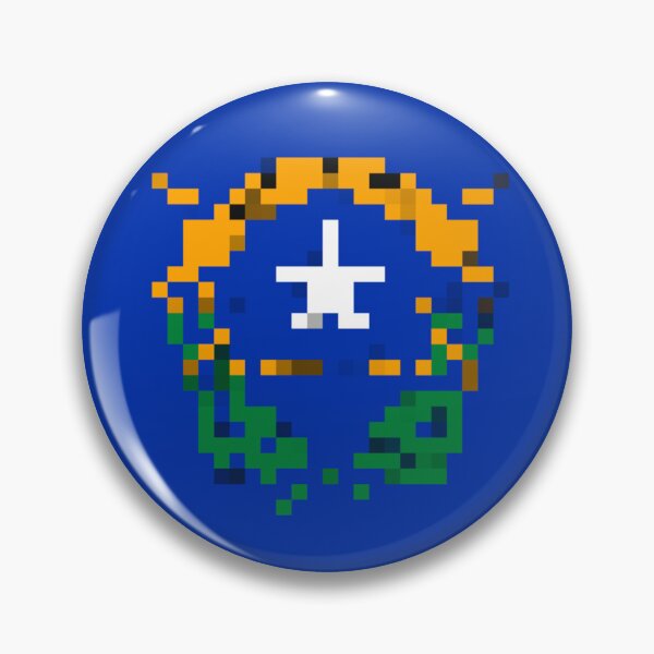 Item preview, Pixelated Nevada Flag designed and sold by Potato Quality Prints.