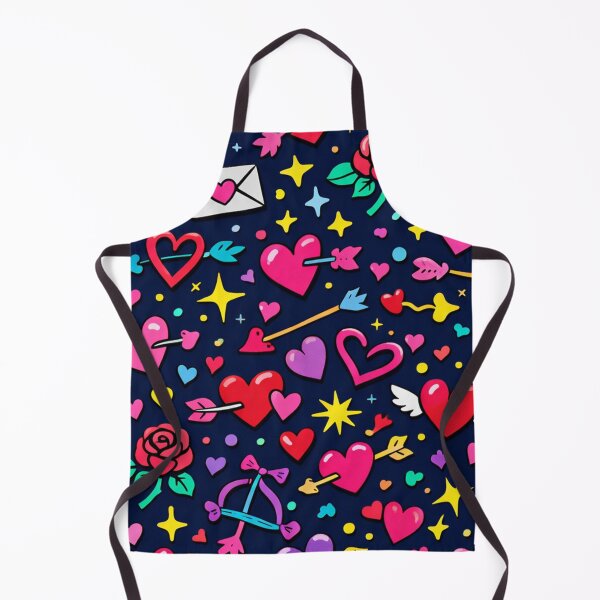 Item preview, Neon Valentine Doodles Hearts Roses designed and sold by SassyArtistry.
