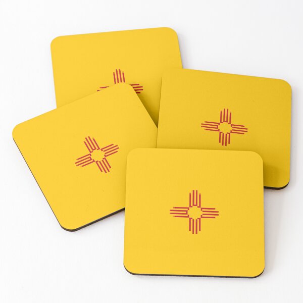 Item preview, Pixelated New Mexico Flag designed and sold by Potato Quality Prints.