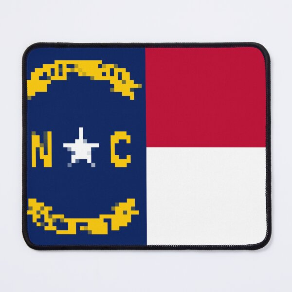 Item preview, Pixelated North Carolina Flag designed and sold by Potato Quality Prints.