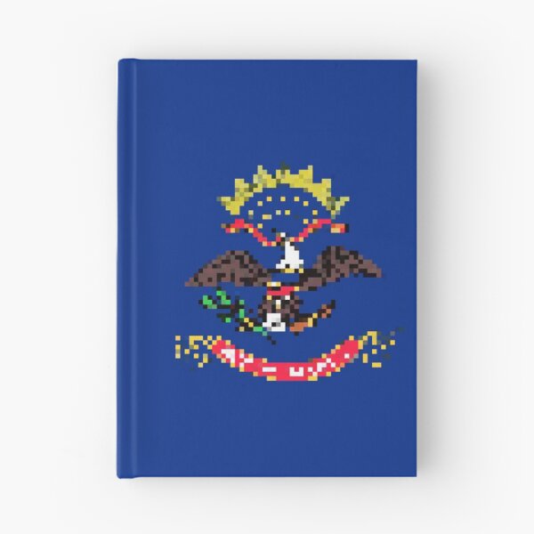 Item preview, Pixelated North Dakota Flag designed and sold by Potato Quality Prints.