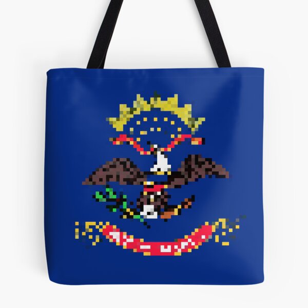 Item preview, Pixelated North Dakota Flag designed and sold by Potato Quality Prints.