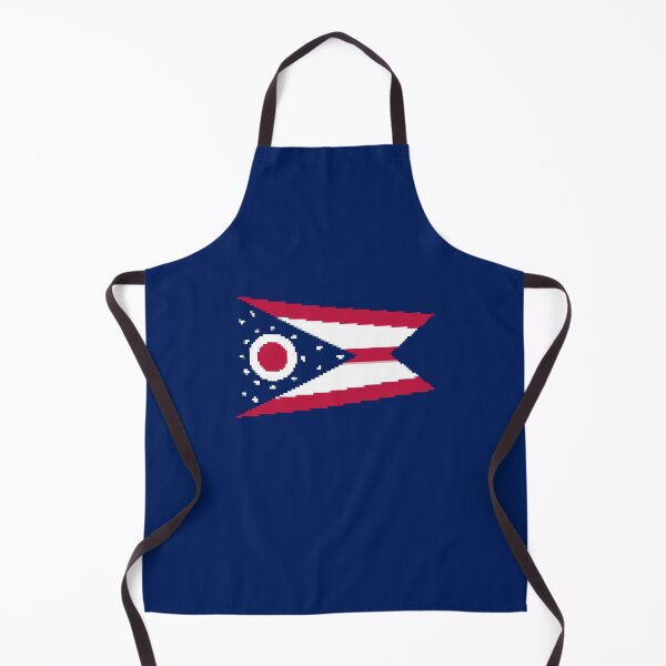 Item preview, Pixelated Ohio Flag designed and sold by Potato Quality Prints.