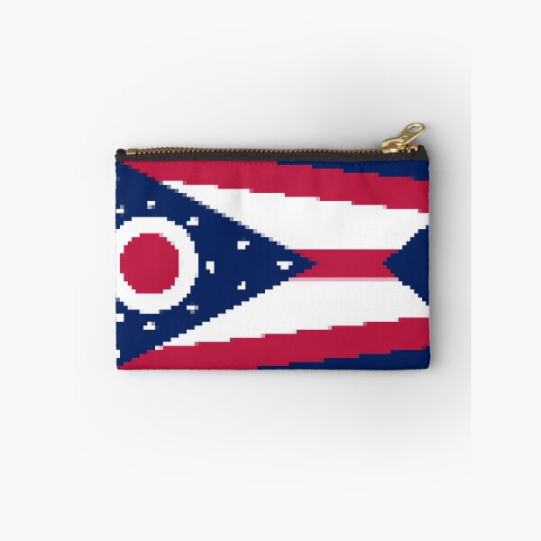 Item preview, Pixelated Ohio Flag designed and sold by Potato Quality Prints.