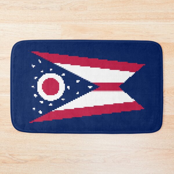 Item preview, Pixelated Ohio Flag designed and sold by Potato Quality Prints.