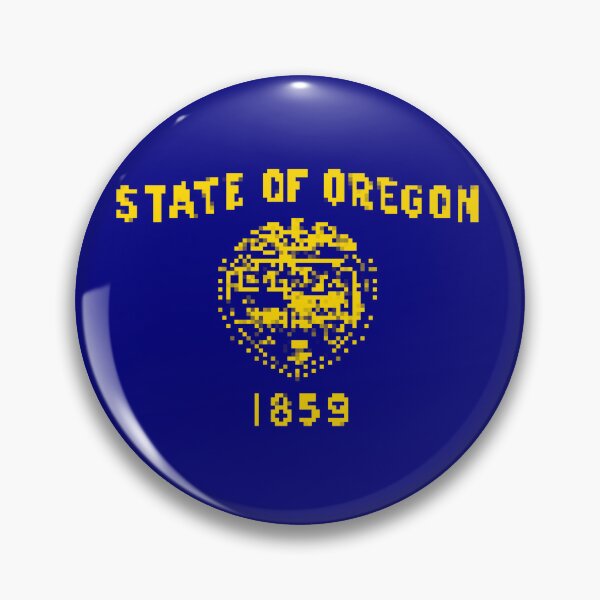 Item preview, Pixelated Oregon Flag designed and sold by Potato Quality Prints.