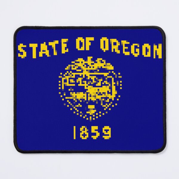Item preview, Pixelated Oregon Flag designed and sold by Potato Quality Prints.