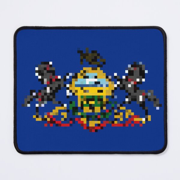 Item preview, Pixelated Pennsylvania Flag designed and sold by Potato Quality Prints.