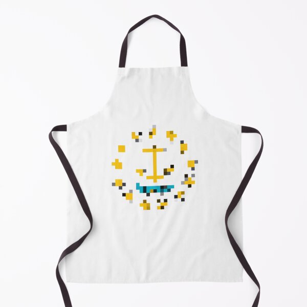 Item preview, Pixelated Rhode Island Flag designed and sold by Potato Quality Prints.